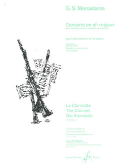 Concerto en Si b majeur, pour clarinette et piano