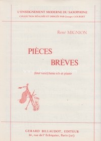 Pièces bréves, saxophone en Si b et piano. 41486