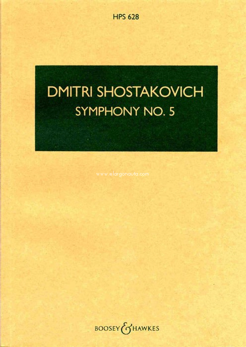 Symphony 5, op. 47. Study Score