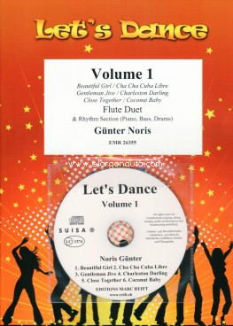 Let's Dance Volume 1, 2 Flutes and Rhythm Section [Piano, Bass, Drums]