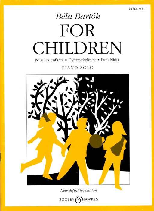 For Children, Vol. 1. Piano solo