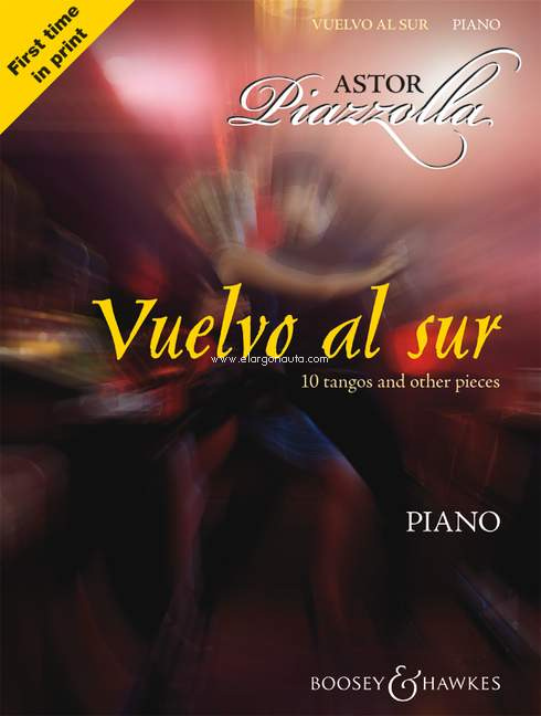 Vuelvo al sur, 10 tangos and other pieces, piano