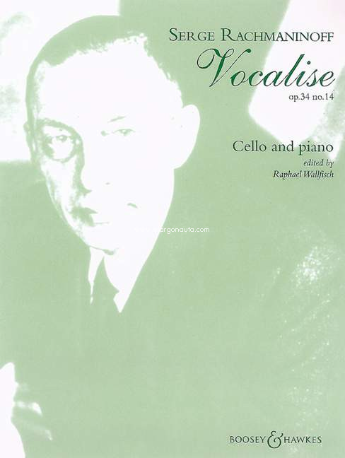 Vocalise Op.34 No.14, Cello and Piano. 9790060112027