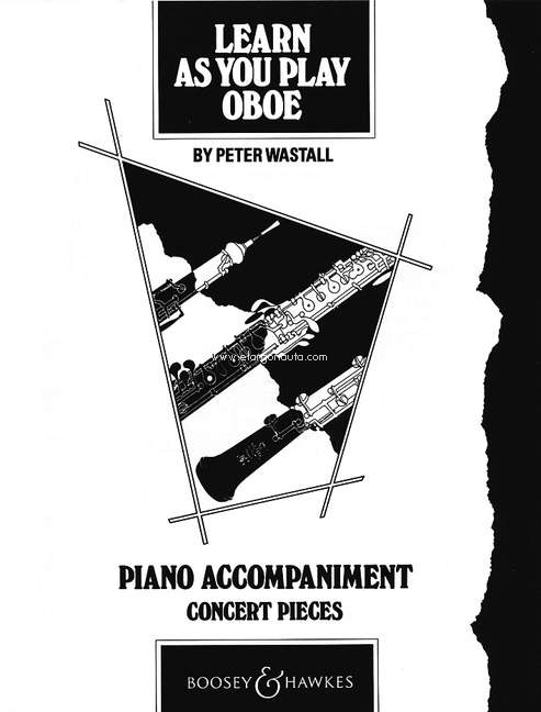 Learn As You Play Oboe: Accomp Oboe Concert Pieces, Piano Accompaniment. 9780851620534