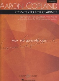 Concerto for Clarinet and String Orchestra. Piano Reduction