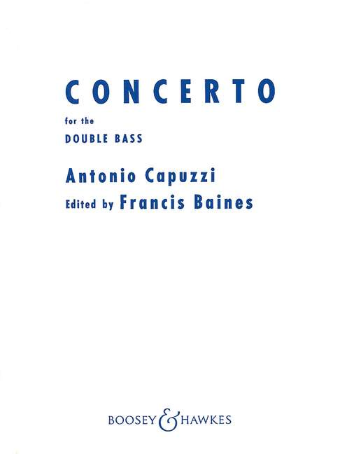 Concert F, Contra Bass and Piano