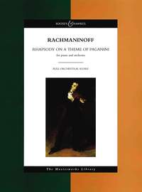 Rhapsody On A Theme Of Paganini: For Piano And Orchestra, Piano and Orchestra. 9780851624426