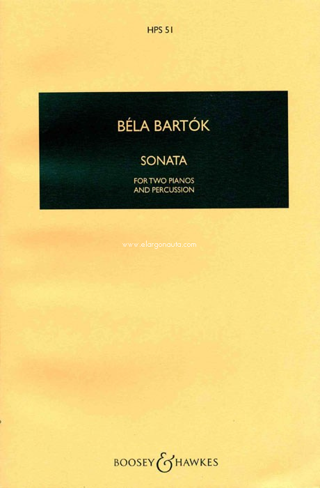 Sonata for 2 Pianos and Percussion: Hawkes Pocket Scores HPS 51. 9781617805363