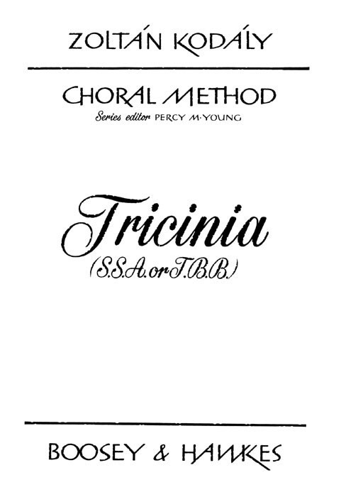 Tricinia, Children's Choir. 9790060035685