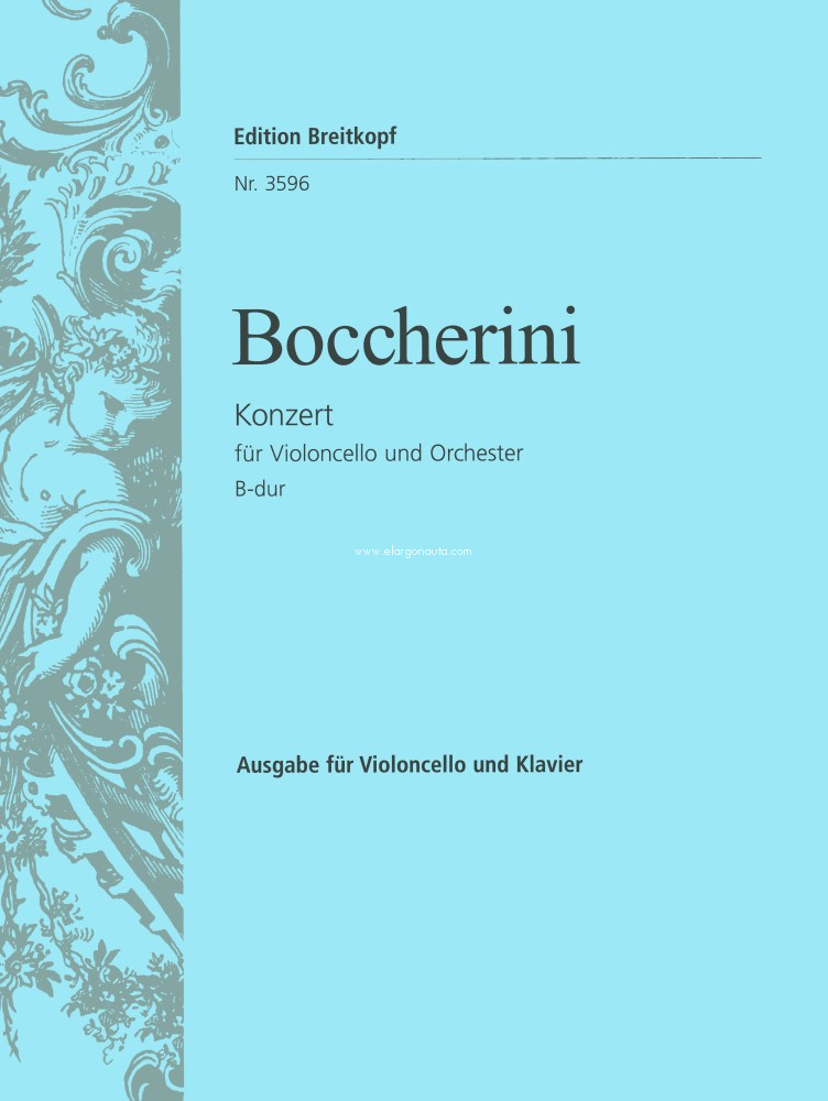 Konzert B-dur für Violoncello und Orchester, Klavierauszug