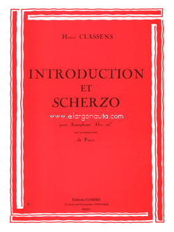 Introduction et Scherzo, pour Saxophone et Piano
