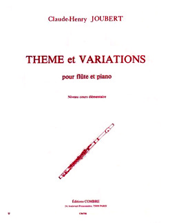 Thème et variations, pour flûte et piano. 9790230347587