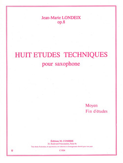 Huit Études Techniques pour Saxophone, op. 8. 43480 Huit Études Techniques pour Saxophone, op. 8. 43480