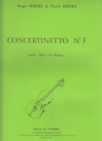 Concertinetto nº 3 pour Alto et Piano. 43521