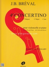 Concertino 4, C Major, Cello and Piano
