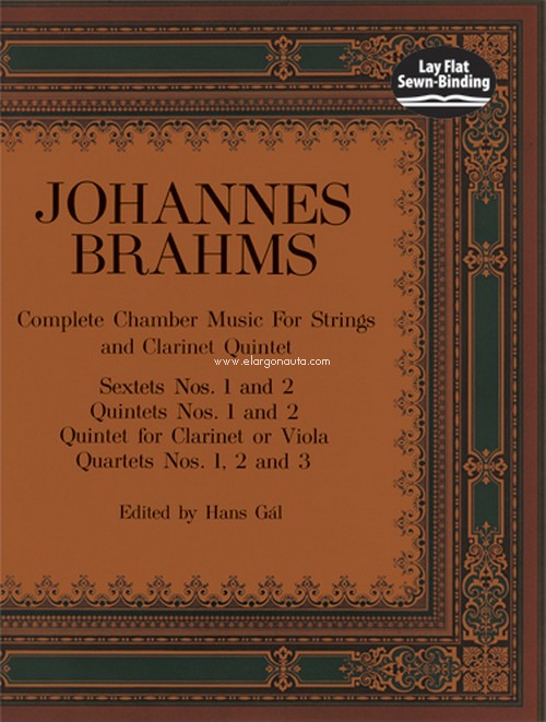 Complete Chamber Music for Strings and Clarinet Quintet. 9780486219141