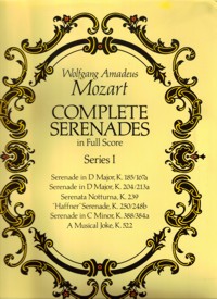 Complete Serenades, Series I, in Full Score. 9780486265650