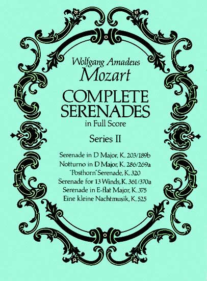 Complete Serenades, Series II, in Full Score. 9780486265667
