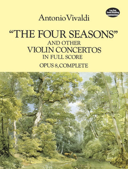 'The Four Seasons' and Other Violin Concertos in Full Score. Opus 8 Complete. 9780486286389