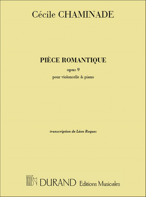 Piece Romantique, Pour Violoncelle Et Piano , Cello or 2 Celli and Piano. 9790044027699