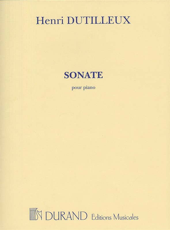 Sonate, Piano