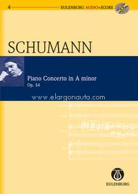 Piano Concerto in A minor, op. 54. Study Score + CD