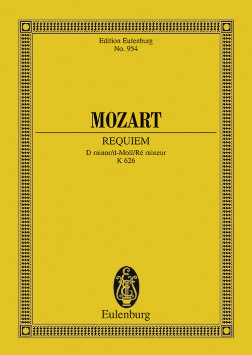 Requiem D minor, KV 626, Score