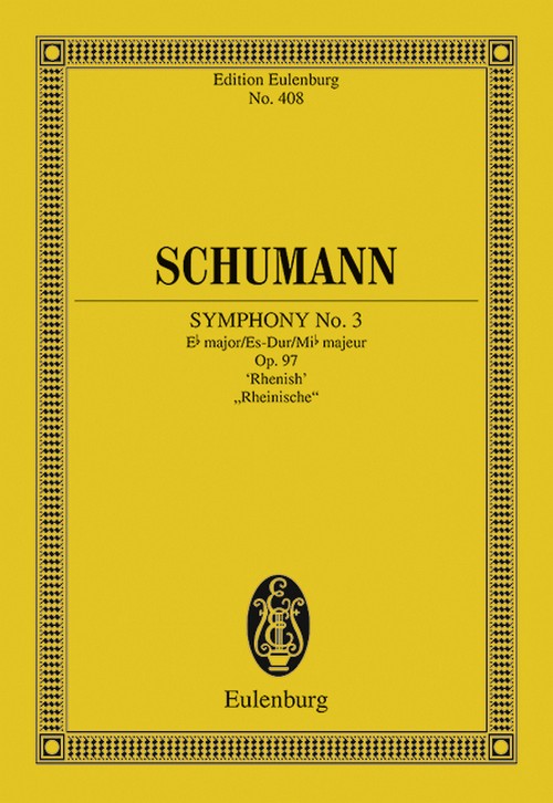 Symphony No. 3 Eb major, op. 97, "Rhenish", Study Score. 9783795766535