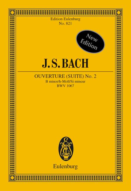 Ouverture (Suite) No. 2, B minor, BWV 1067, Flute, Strings and basso continuo. 9783795768423
