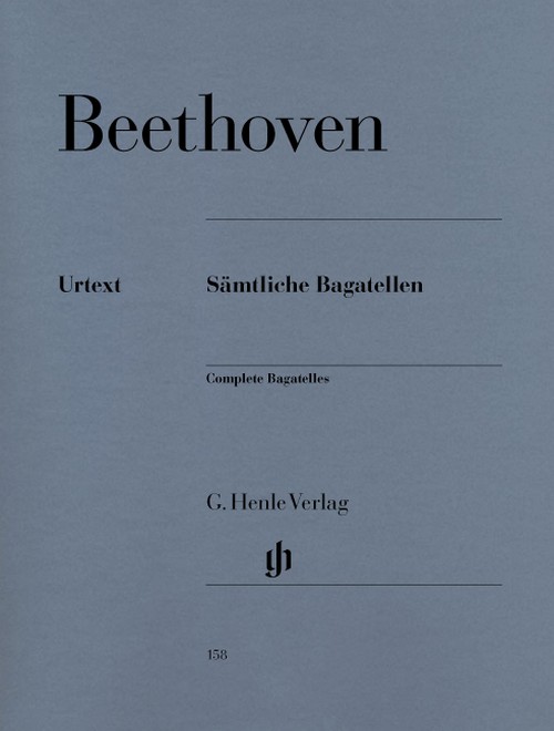 Sämtliche Bagatellen, Klavier = Bagatelas completas, piano. 