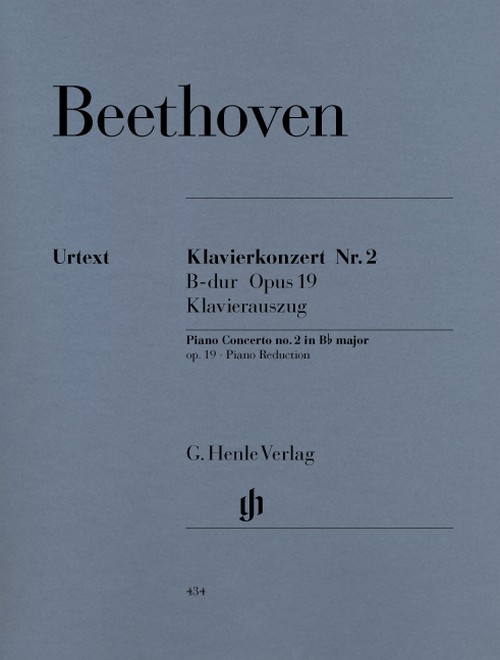Concerto for Piano and Orchestra No. 2, B flat major, op. 19, Reduction for 2 Pianos