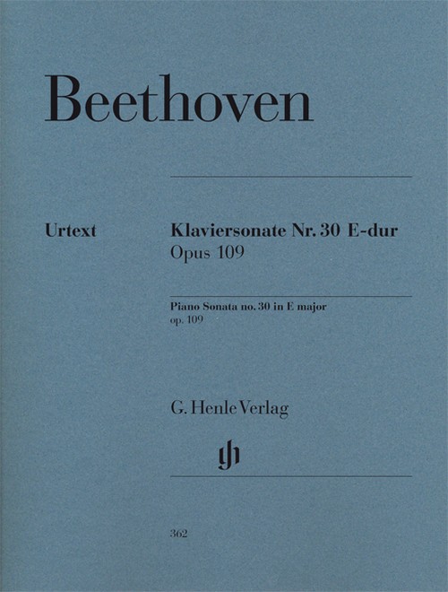 Piano Sonata E major, op. 109. Urtext. 9790201803623