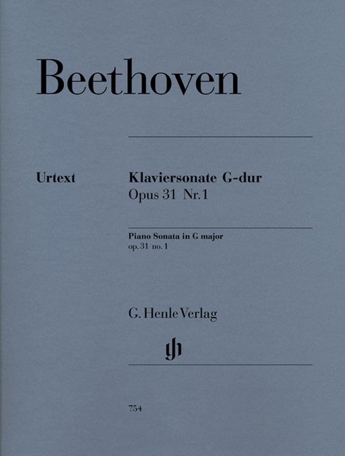 Klaviersonate Nr. 16, G-dur opus 31 Nr. 1 = Piano Sonata Nr. 16, G major, op. 31, Nr. 1