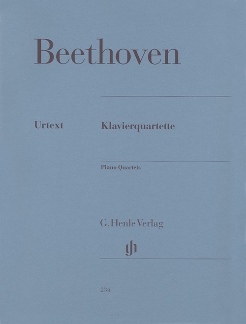 Klavierquartette. Urtext