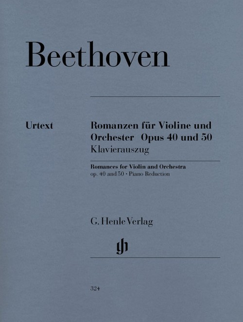 Romances for Violin and Orchestra op. 40 and op. 50, Piano Reduction. 9790201803241