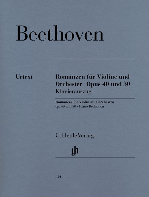 Romances for Violin and Orchestra op. 40 and op. 50, Piano Reduction