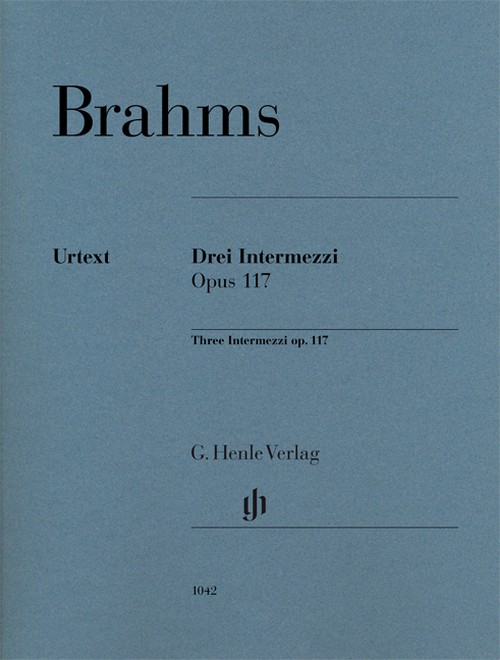 Three Intermezzi, op. 117, for Piano. Urtext. 9790201810423