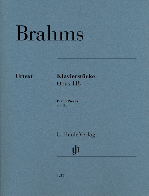 Piano Pieces, op. 118 = Klavierstücke, opus 118