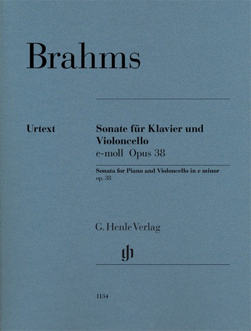 Sonata for Piano and Violoncello E minor, op. 38. Urtext