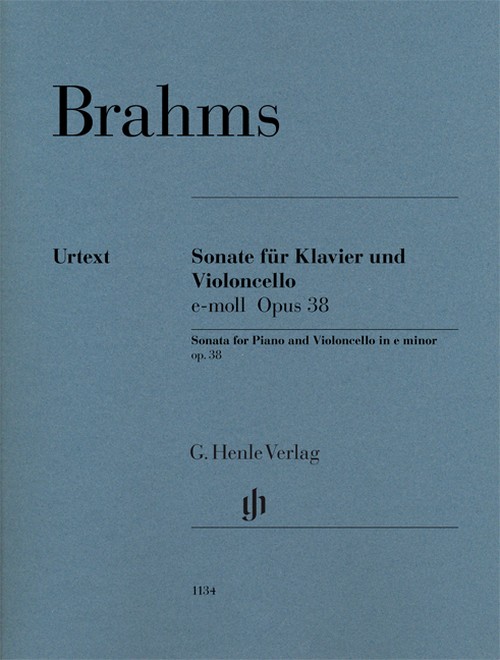 Sonata for Piano and Violoncello E minor, op. 38. Urtext