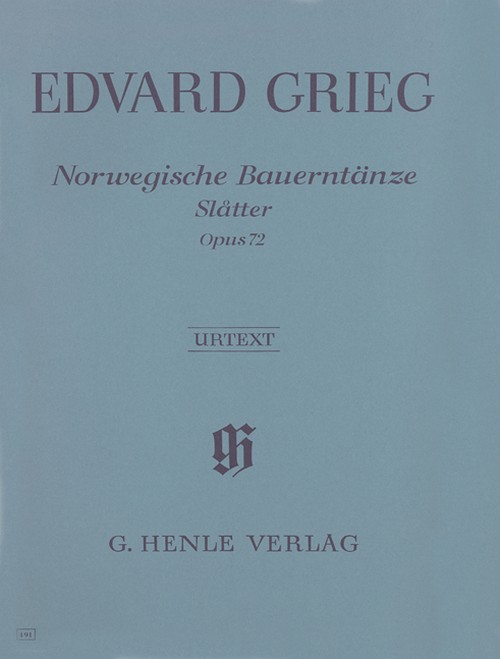 Norwegische Bauertänze (Slatter), op. 72, Piano. 9790201804910