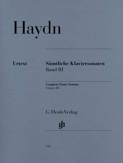 Sämtliche Klaviersonaten, Band III = Complete Piano Sonatas, vol. III