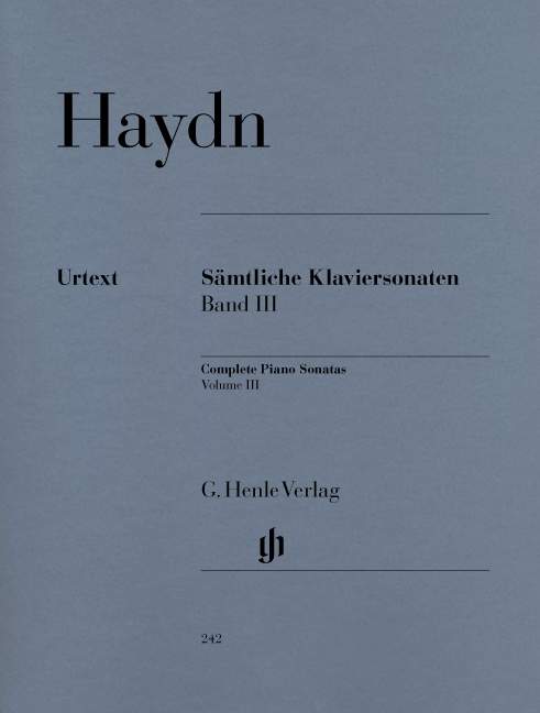 Sämtliche Klaviersonaten, Band III = Complete Piano Sonatas, vol. III. 9790201802428