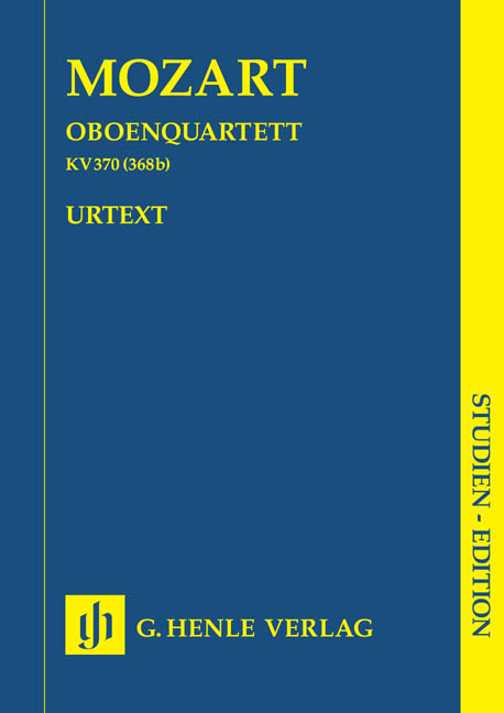 Oboenquartett KV 370 (368b). Urtext, Studien Edition