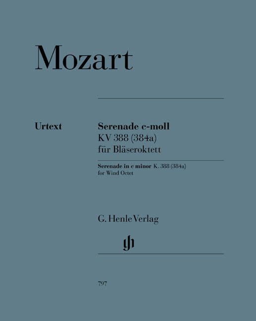 Serenade C-moll, KV 388 (384a) für Bläseroktett. 9790201807973