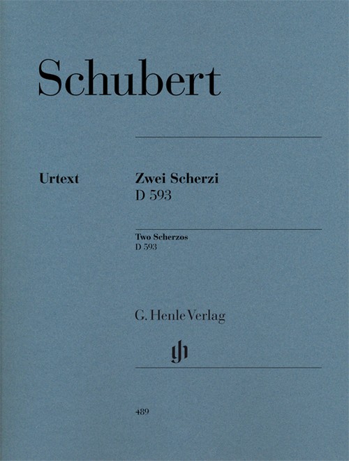 Zwei Scherzi, D 593, Klavier