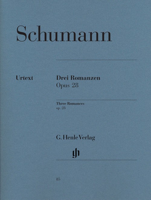 Three Romances, op. 28, Piano = Drei Romanzes, op. 28, Klavier. 9790201800851