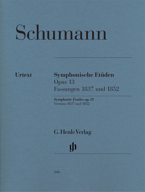 Symphonic Etudes op. 13, Versions 1837 and 1852. Urtext