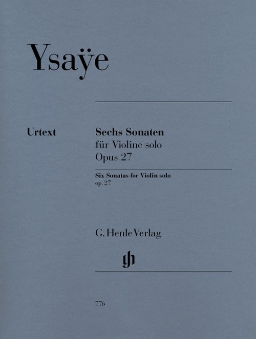 Sechs Sonaten für Violine solo, Opus 27