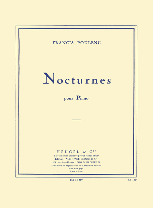 Nocturnes, pour piano